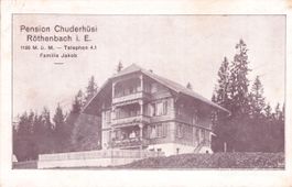 Röthenbach BE // 1924 Pension Chuderhüsi