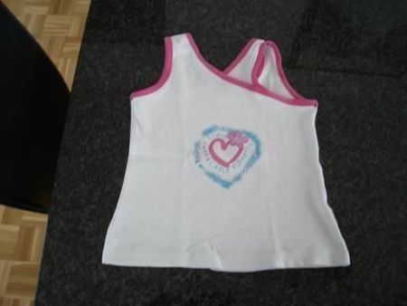 T-Shirt mit breite Träger