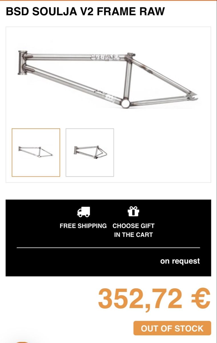 Pezzi di ricambio: BSD Soulja V2 Bmx Frame – Usato da Oberwil b. Zug venduto da jer_k6v2 5