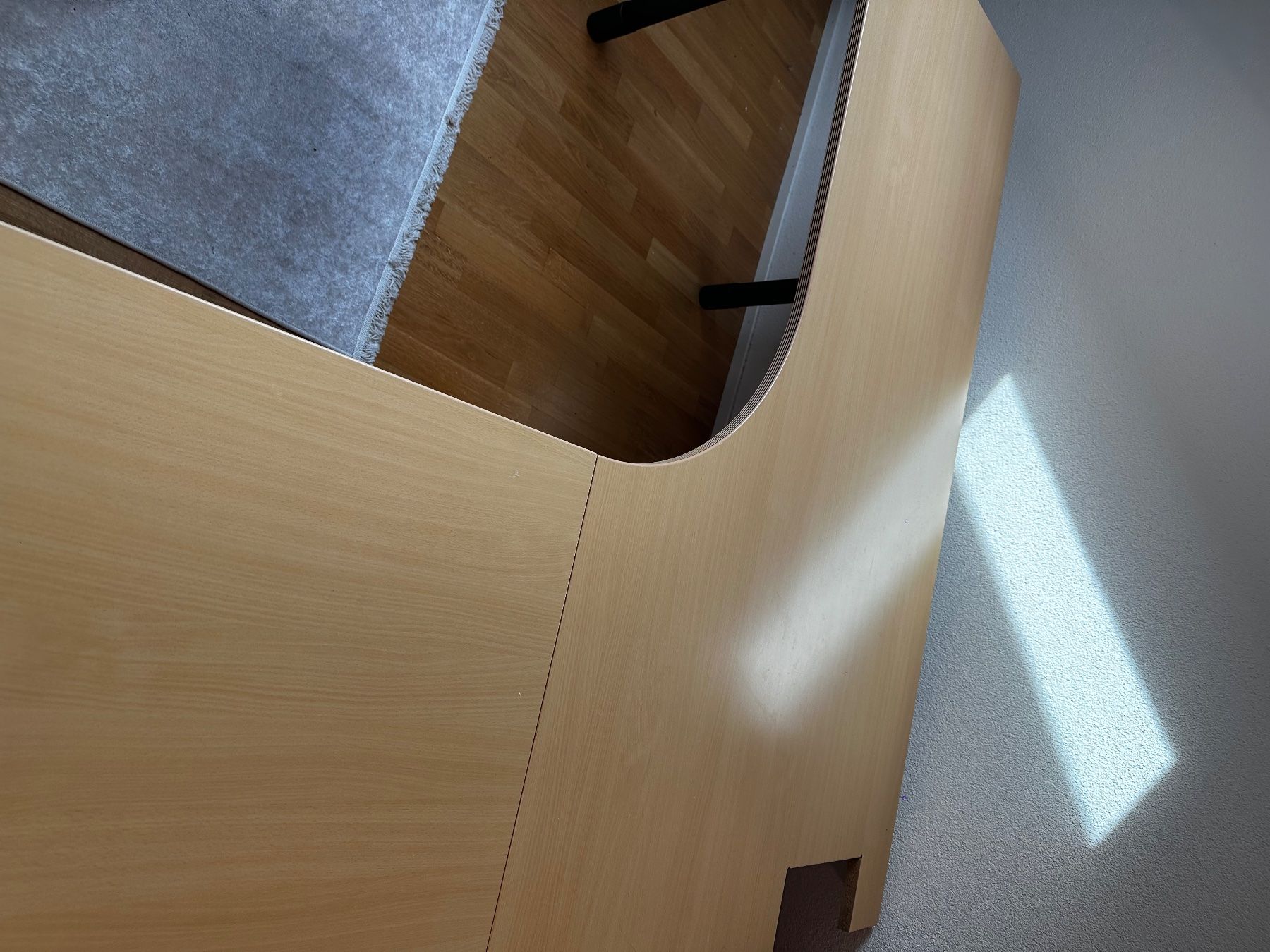 Bureaux: Corner desk light wood L-shape used condition – D'occasion à Bern par ald_rmf7 4