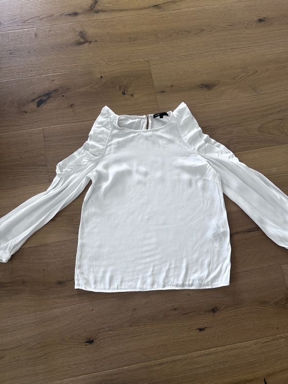 Blouse Oversize Morgan - Imprimé Fleurs Tropicales, Voile, épaules Nues - Taille 38/40 - Occasion TB