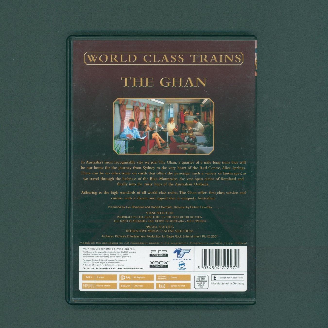 Tutti i DVDs: DVD THE GHAN – Nuovo (secondo la descrizione) da Zürich venduto da narrow_gauge 1