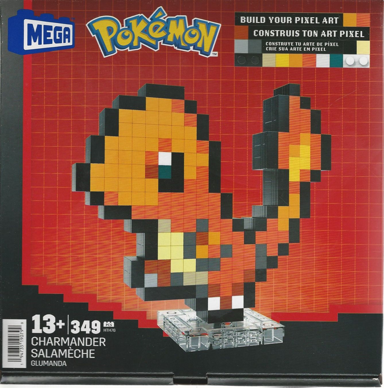 Mega Kit di costruzioni: MEGA HTH 76 POKEMON CHARMANDER - SALAMECHE - GLUMAND PIXEL – Nuovo e nell'imballaggio originale da Vezia venduto da Aquarius_Age