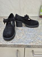 Damen Schuhe New Look schwarz Grösse 37 echt Leder Nagelneu 
