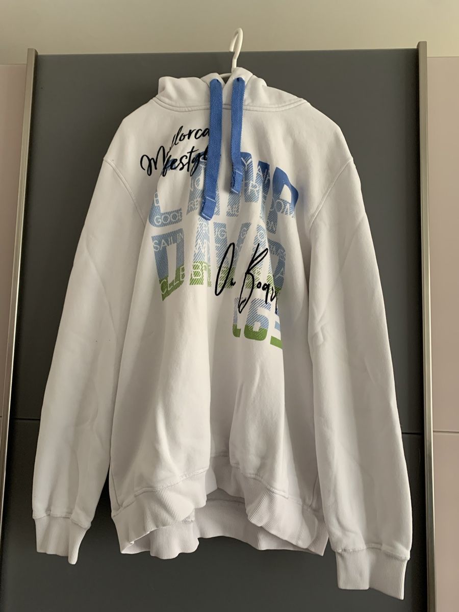 Camp David Maglioni & Felpe: Camp David Hoddie Gr. 3XL weiss – Usato da Wädenswil venduto da Giez33