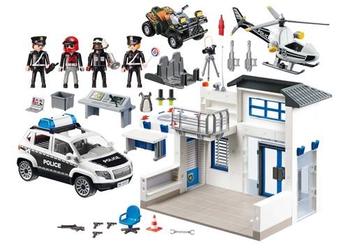 Playmobil Spielzeuge: Playmobil 9372 - Polizeistation – Gebraucht aus Zuchwil von Commander0 1