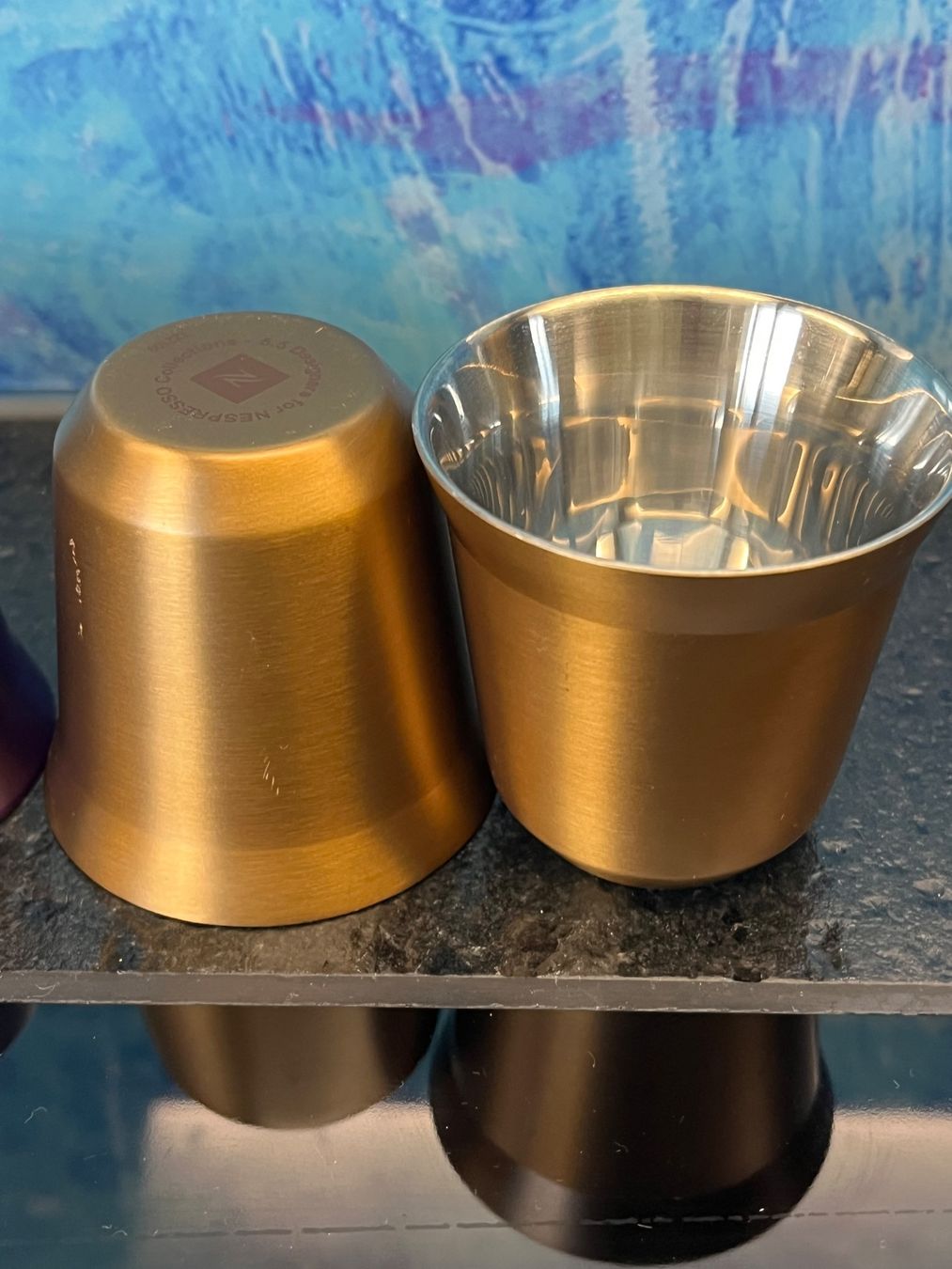 Nespresso Tazze: 4 Nespresso Pixie Espressotasse Espresso Geschirrset Metall – Usato da Frauenfeld venduto da Babytimmy 3