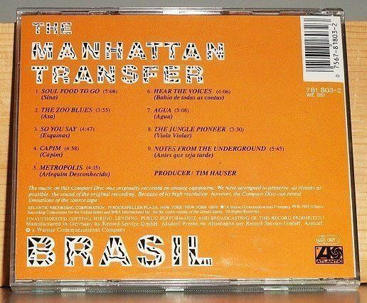 CD: the Manhattan Transfer - Brasil – Usato da Unterbäch venduto da jaqila 1