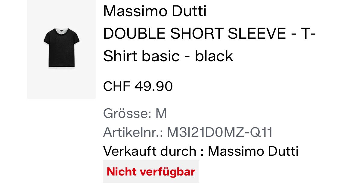 Massimo Dutti T-Shirts: 2x Massimo Dutti T-Shirt Gr. M – Gebraucht aus Sevelen von sar_hmx8 6