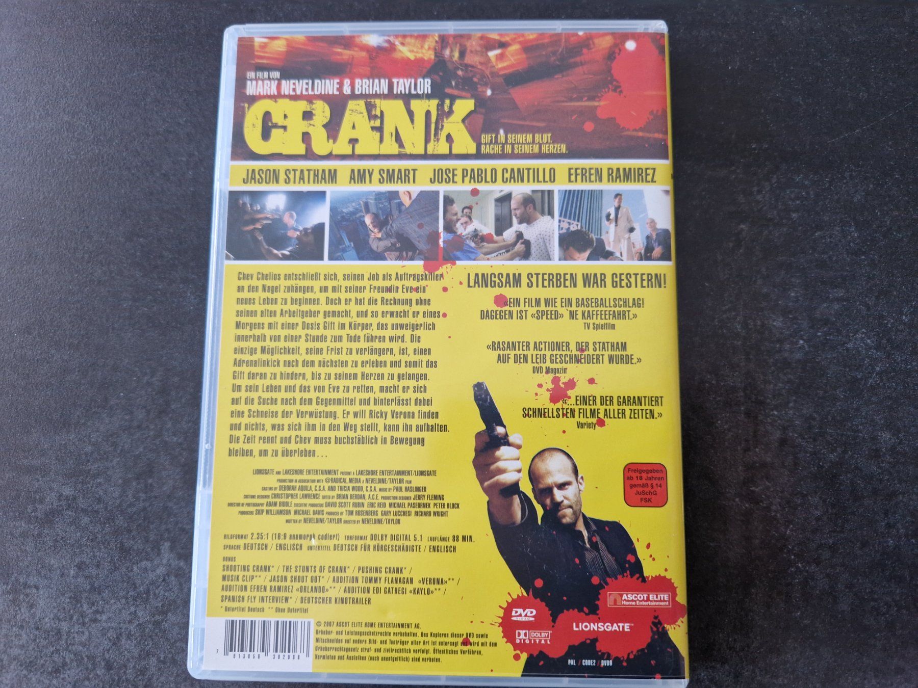Tutti i DVDs: Crank DVD Uncut – Usato da Buchs SG venduto da Herc01 2
