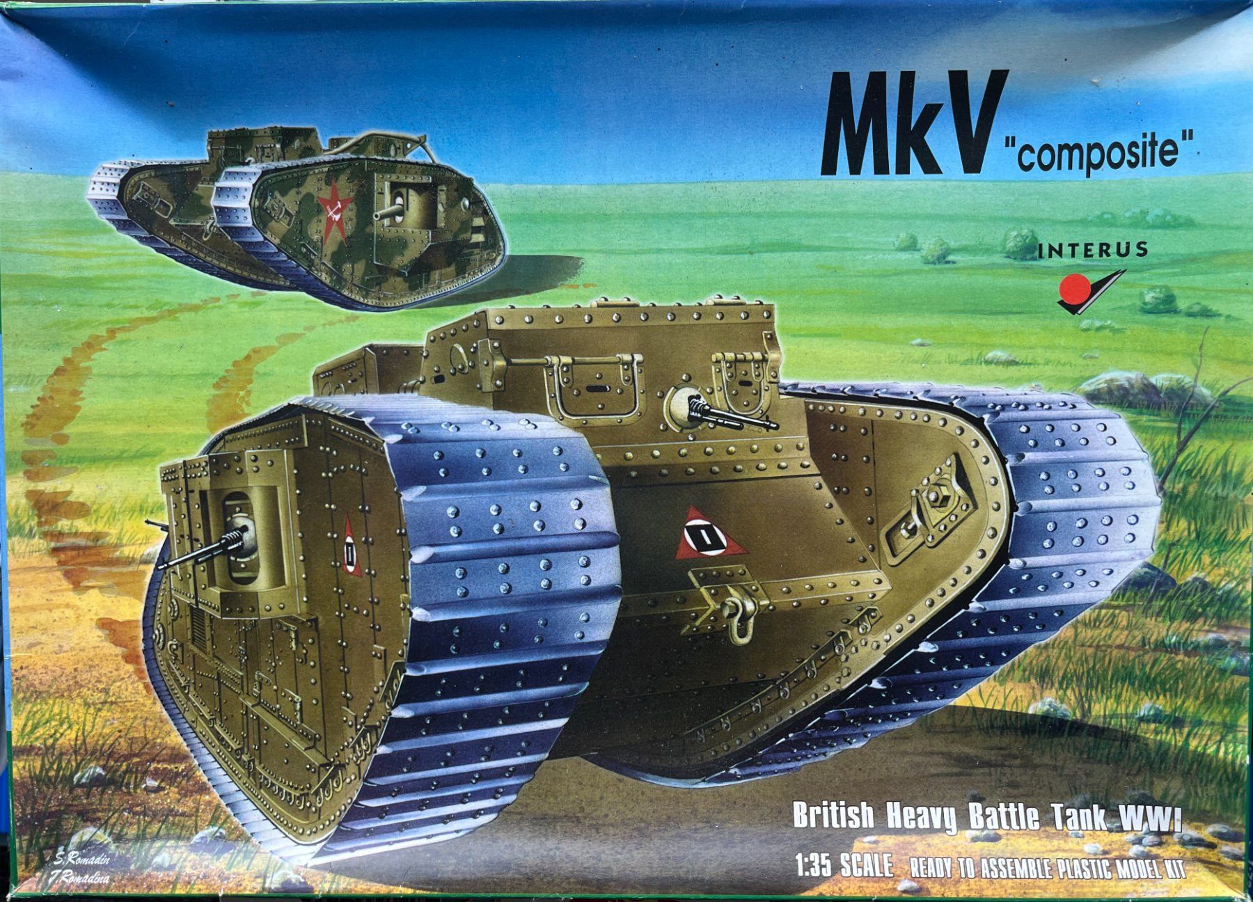 Kit di modellismo & Modellini statici: 1/35  Britisch  MK V Panzer  WW I – Nuovo e nell'imballaggio originale da Küsnacht ZH venduto da Koluk