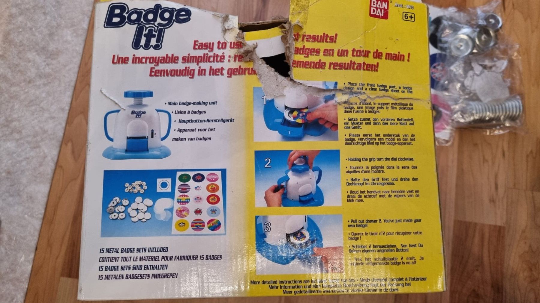 Bandai Spielzeuge: BANDAI Badge It! - Buttonmaker (nur Abholung!) – Gebraucht aus Wohlen AG von liur007 5