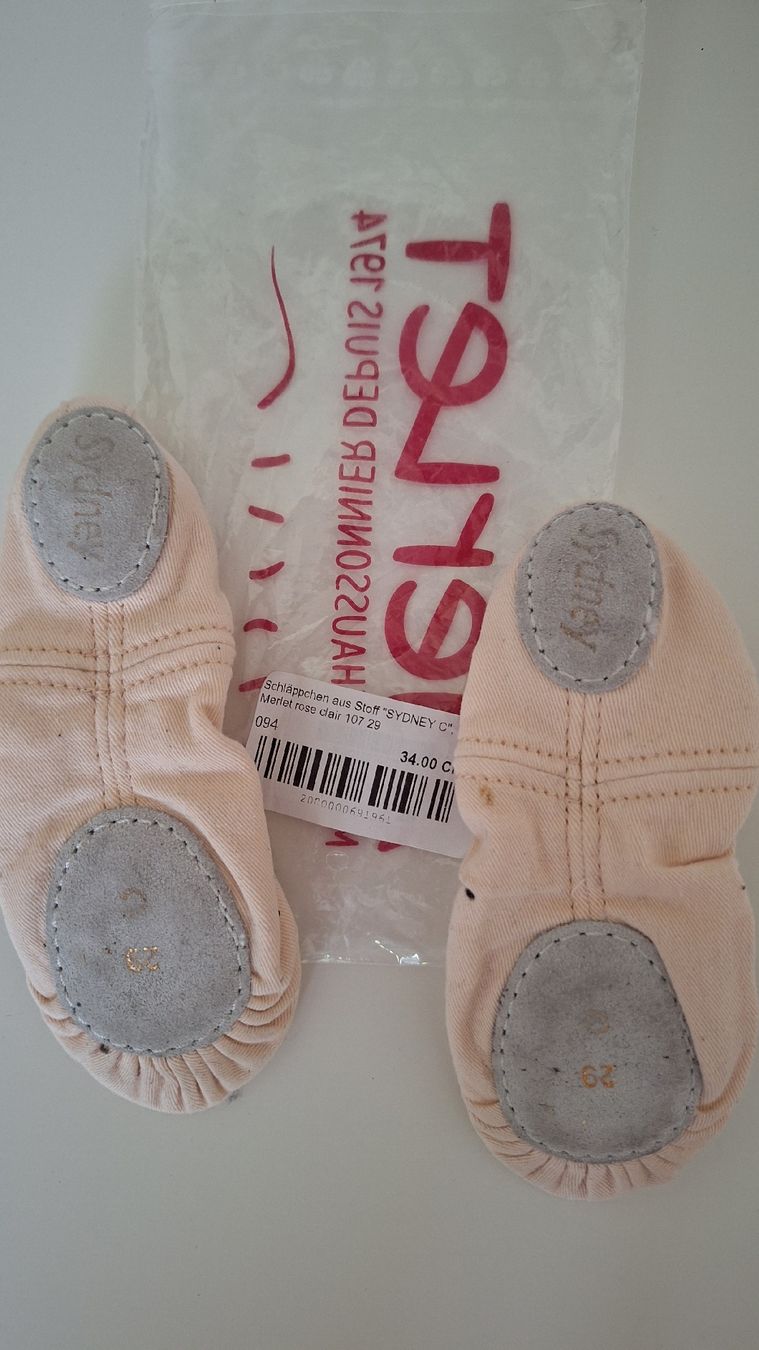 Scarpe per ragazze: Merlet Ballettschläppchen Sydney rosa Grösse 29 – Usato da Brig venduto da snowball92 1