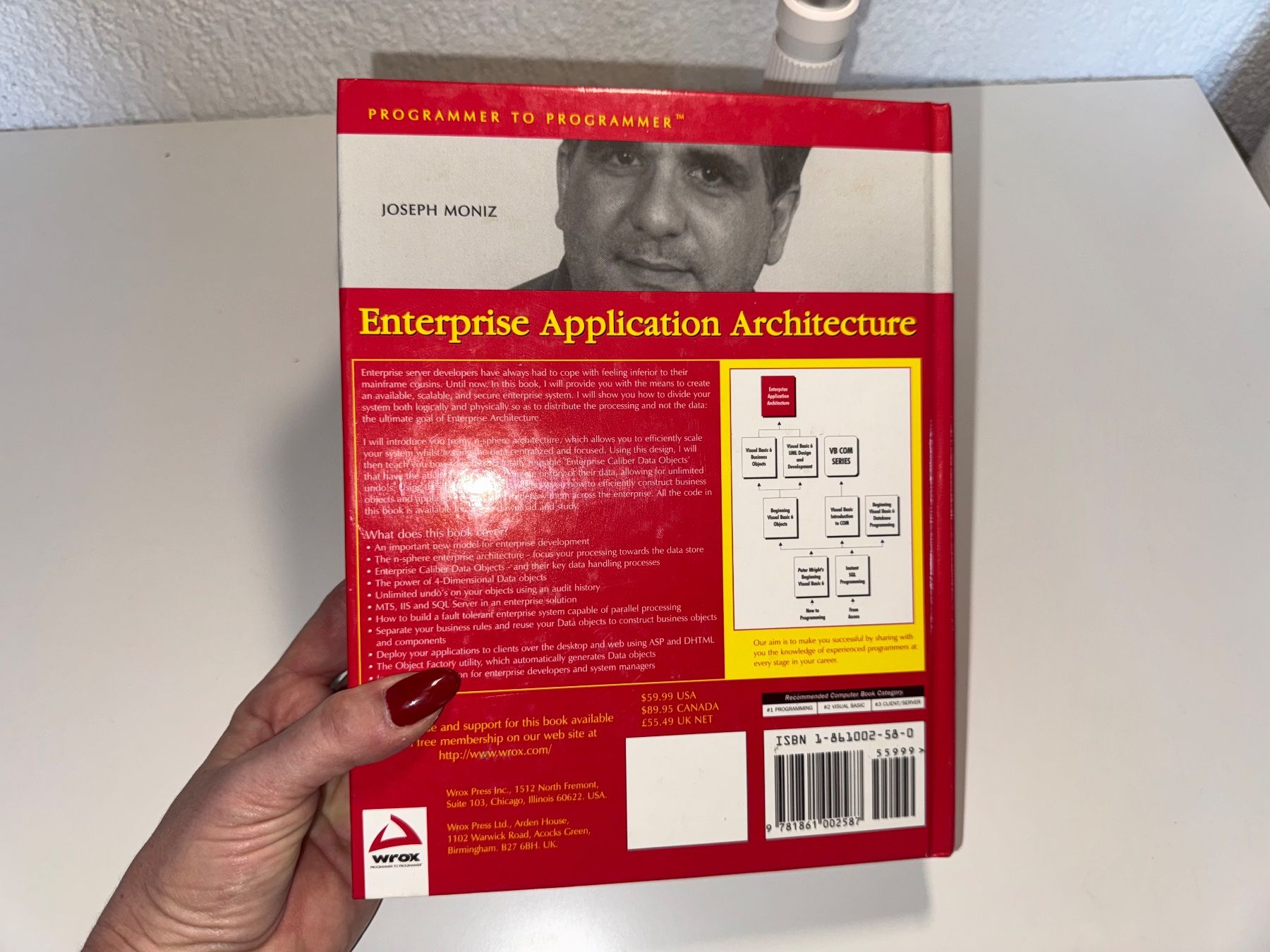 Bücher: BUCH: Joseph Moniz, Enterprise Applikation Architecture – Gebraucht aus Grosswangen von Second_hand_paradise 9
