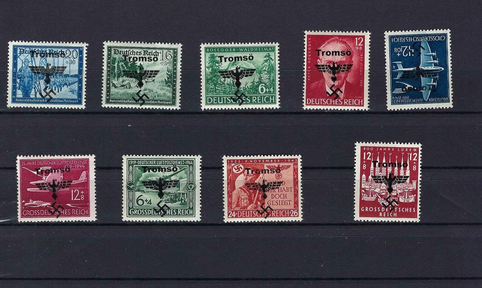 Alle Briefmarken: WKII Besetzung ** – Neu und originalverpackt aus Altstätten SG von Nandodax