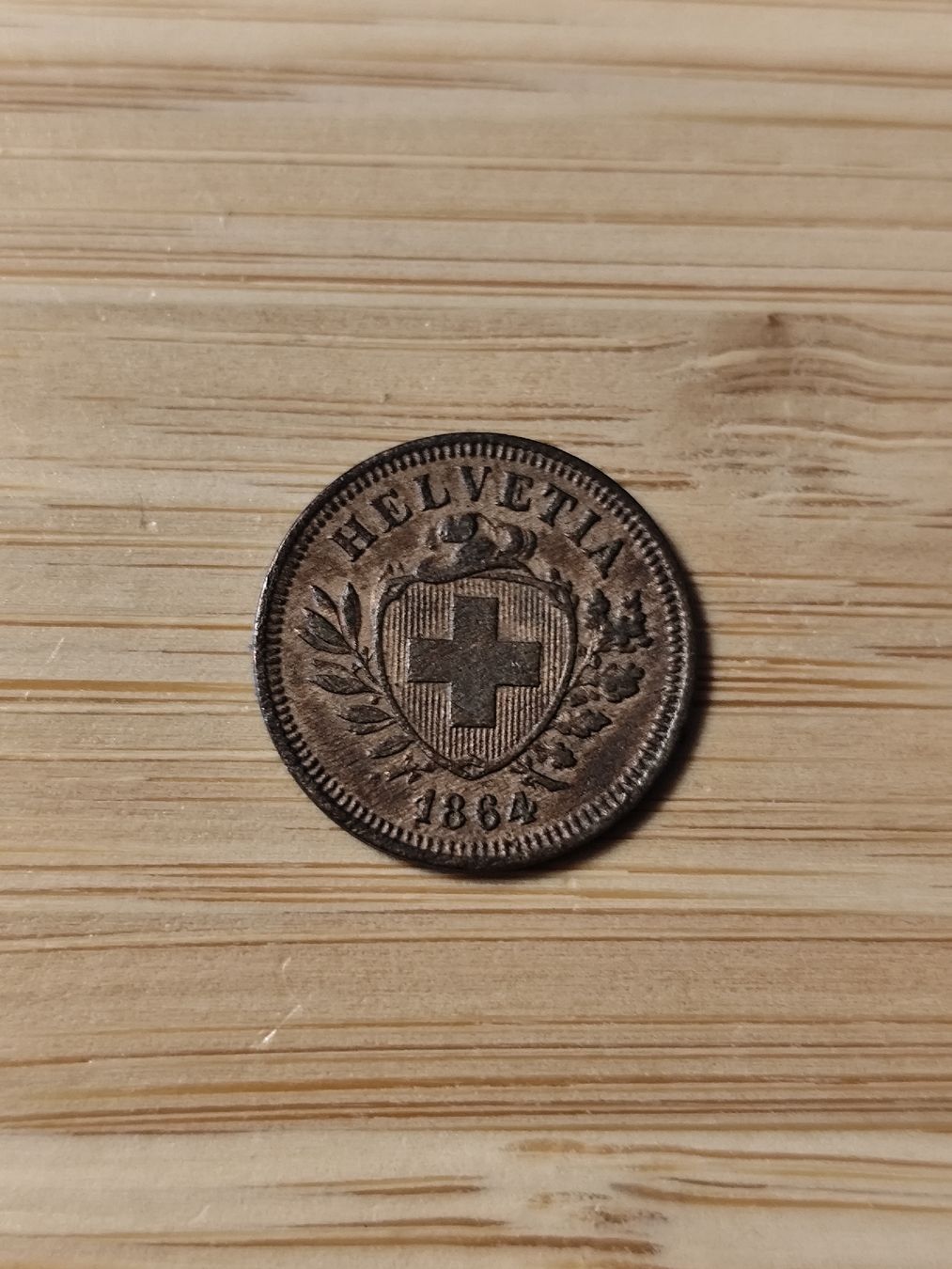 Tutti le monete: uralte 1rappen münze 1864 – Usato da minusio venduto da bierbrauer