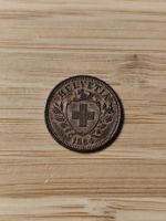 uralte 1rappen münze 1864
