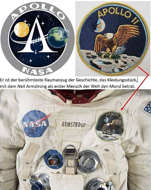 Original Sticker , Apollo Missionen 1969 - 1972 (Neu (gemäss ...