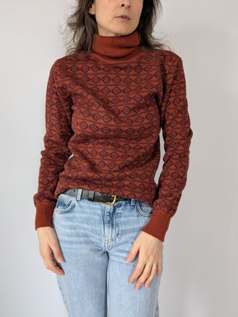 Warmer Rollkragenpullover, Gr. S, Wolle, Herbst-Look!
