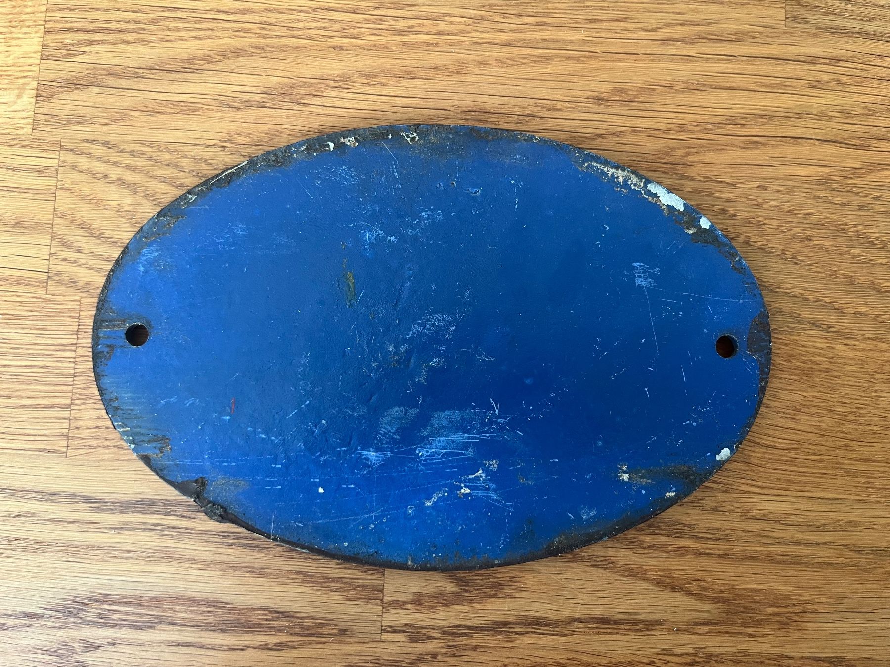 Insegne: Hausnummer 3 Thanstrasse Schild oval blau – Usato da Sursee venduto da abcdxyz 3
