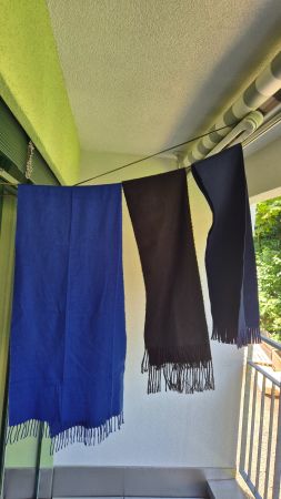 Schals Set 3 Stk. Blau Schwarz Dunkelblau guter Zustand