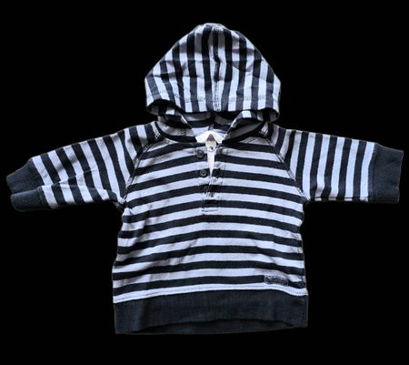 Süsse H&M Baby Hoodie Gr. 62 Bio-Baumwolle
