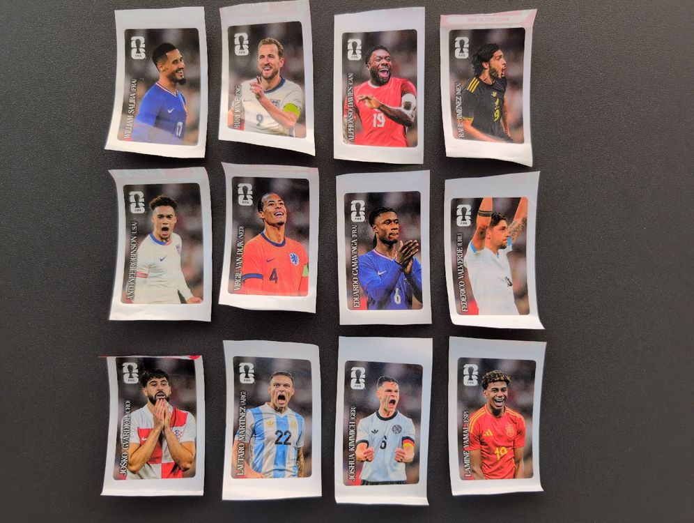 alle 12 WM 26 Panini Cola Sticker (Neu (gemäss Beschreibung)) in ...