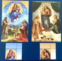 2012 Vatikan 500 J.Madonna di Foligno Blocks 36+37 + Satz **