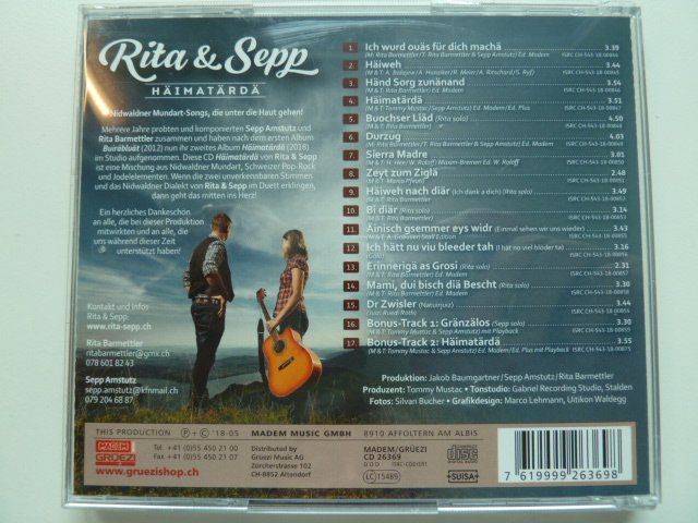 CDs: Rita & Sepp - Häimatärdä – Gebraucht aus Au ZH von sikoku 2