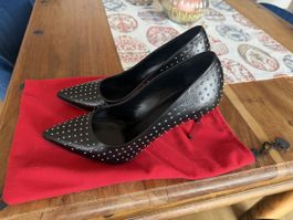 Navyboot Pumps Leder mit Nieten Gr.38