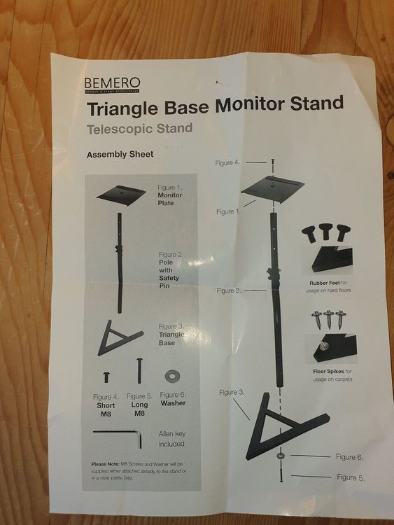 2x Telescopic Base Monitor Stand | Kaufen auf Ricardo