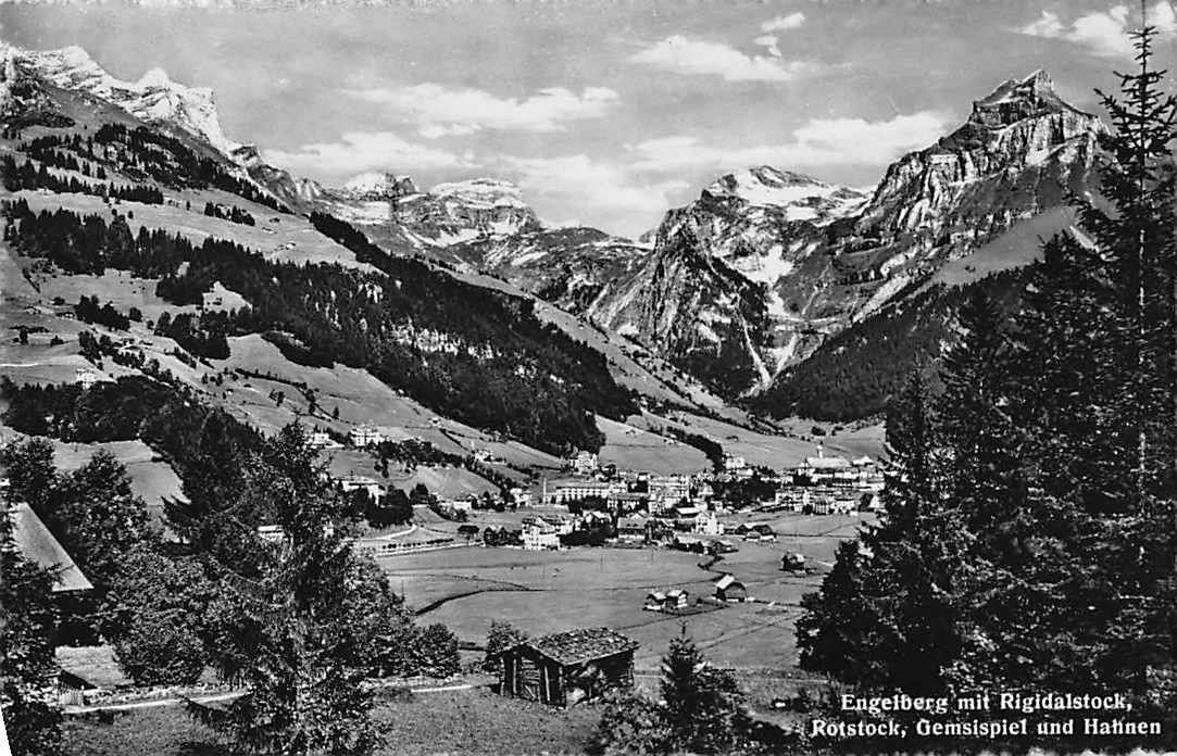 Ansichtskarten: 4x Gruss aus ENGELBERG - ORTSGESCHICHTE – Gebraucht aus Winterthur von SchatzchischtliWinti