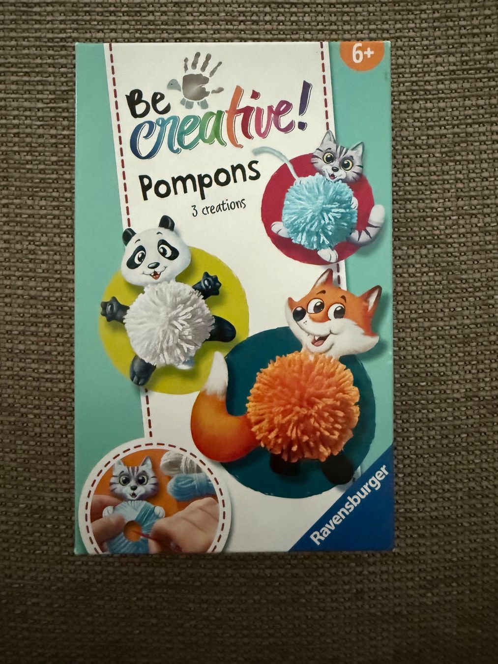 Rayher Kit bricolage: Ravensburger be creative Pompons Bastelset ab 6 Jahren neu – Nuovo (secondo la descrizione) da Pfäffikon SZ venduto da Syndrome379