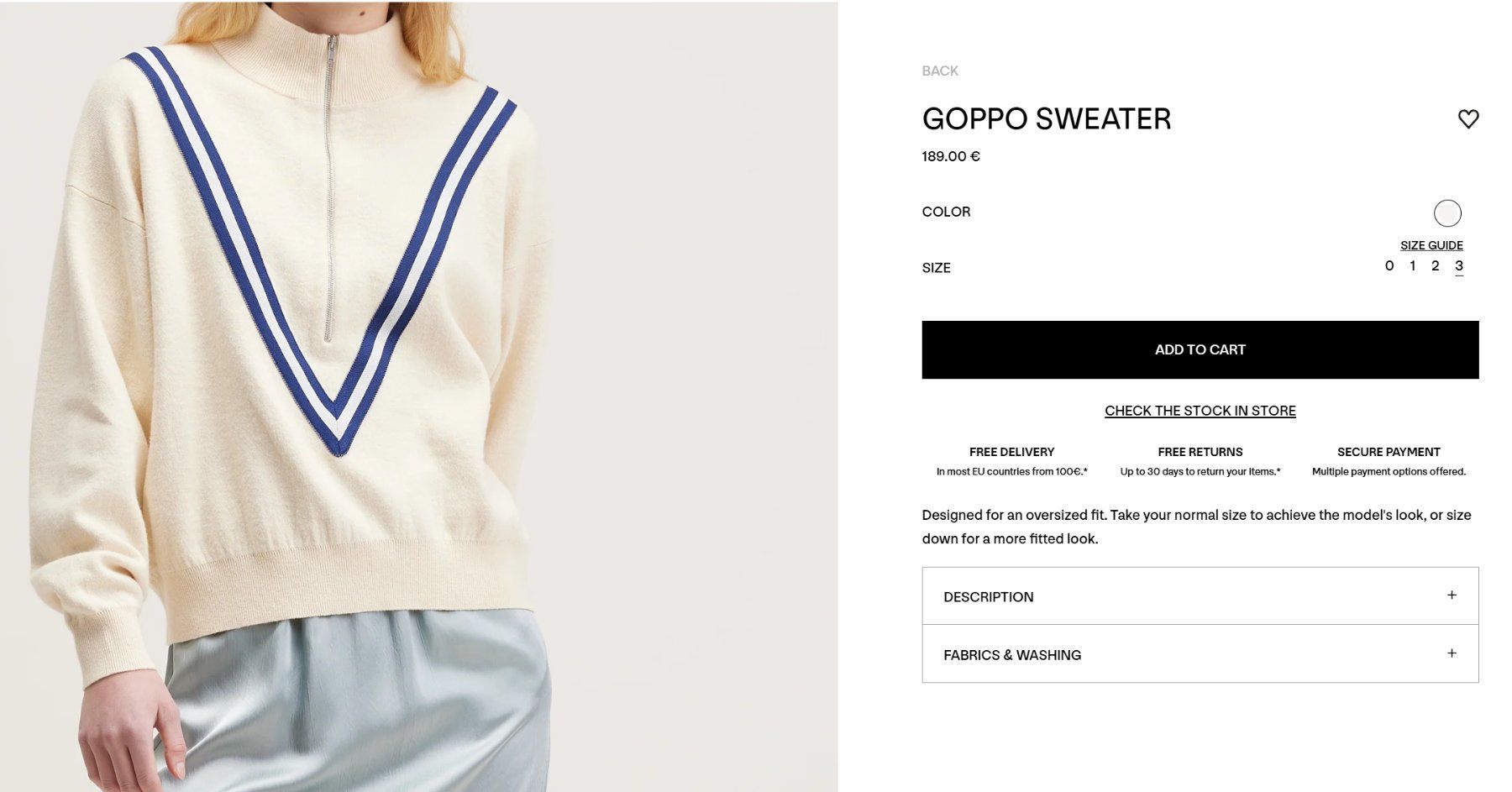 Bellerose Maglioni & Felpe: Bellerose GOPPO sweater, size 0 – Nuovo (secondo la descrizione) da Kilchberg ZH venduto da ben_pc68 1