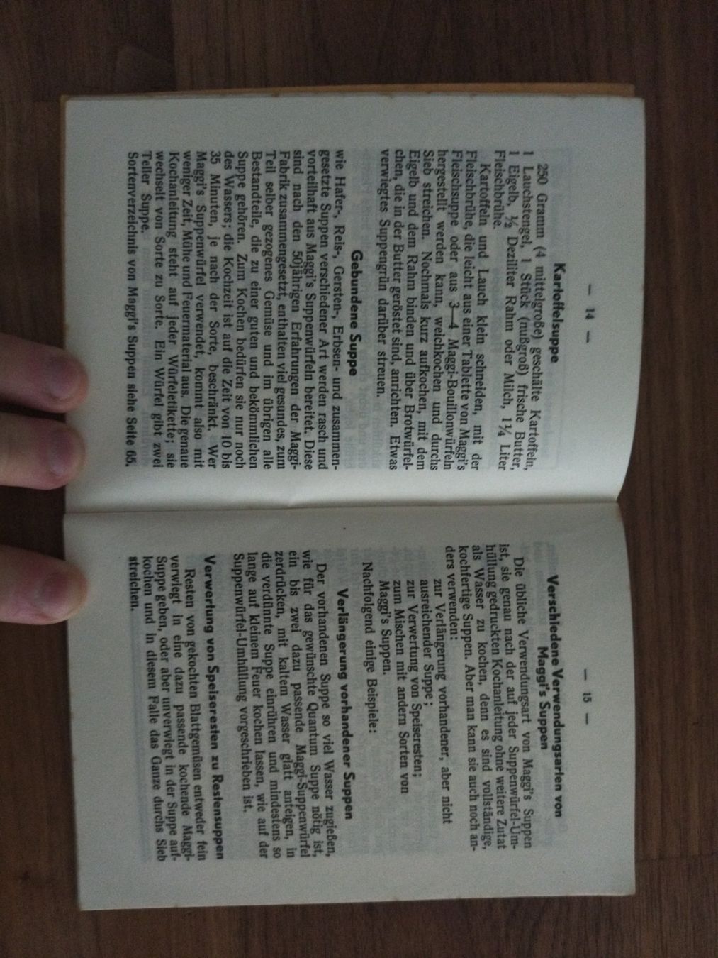 Bücher: Kochbuch antik Maggi Nahrungsmittel – Gebraucht aus Felben-Wellhausen von bananajoe8474 4