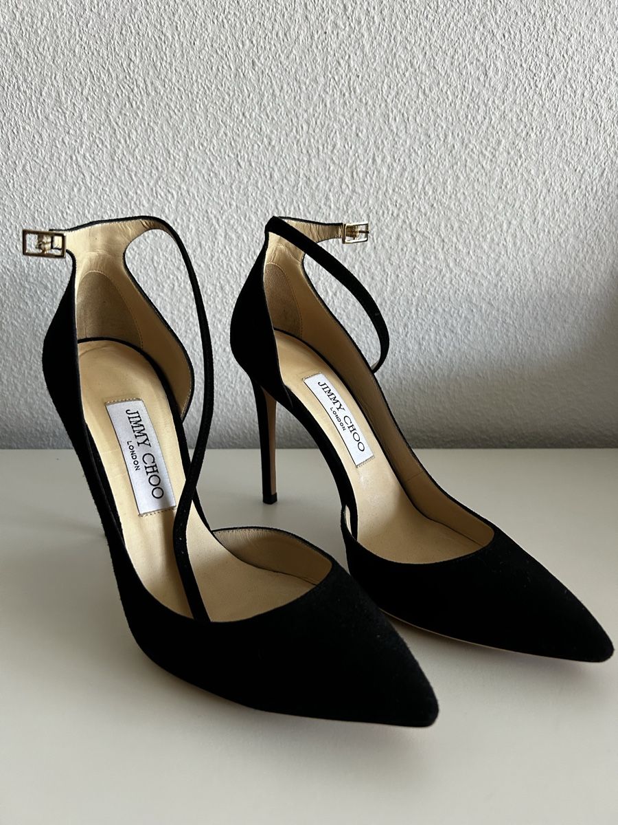 Jimmy Choo Scarpe da donna: Jimmy Choo Lucy Gr. 38 schwarz – Usato da Bonstetten venduto da Audreystyle 1