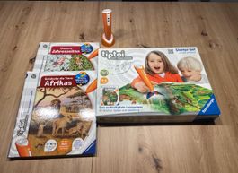 2x Tiptoi Bücher mit Stift Starterset + zwei weitere Spiele
