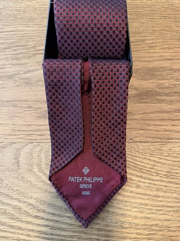 Cravatte: Patek Philippe Krawatte rot – Usato da Luzern venduto da Pascalito17