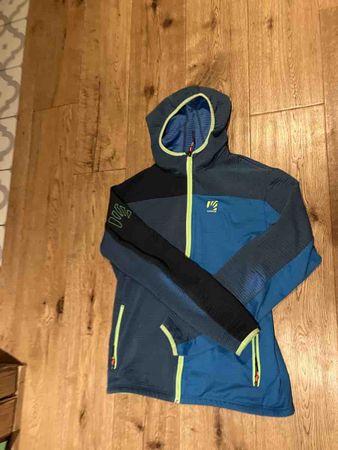 Fleece Jacket Karpos blue black used condition