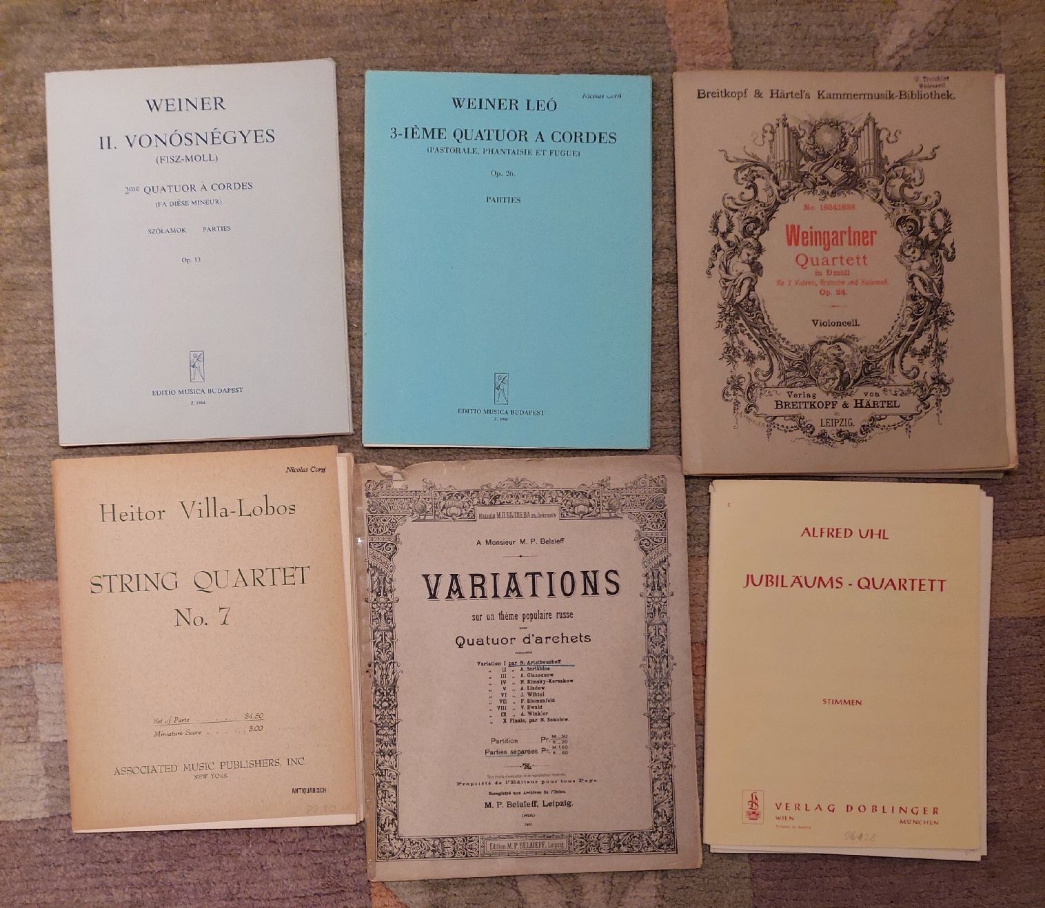 Bücher: 30 Streichquartette komplett – Gebraucht aus Zürich von Cortin 2