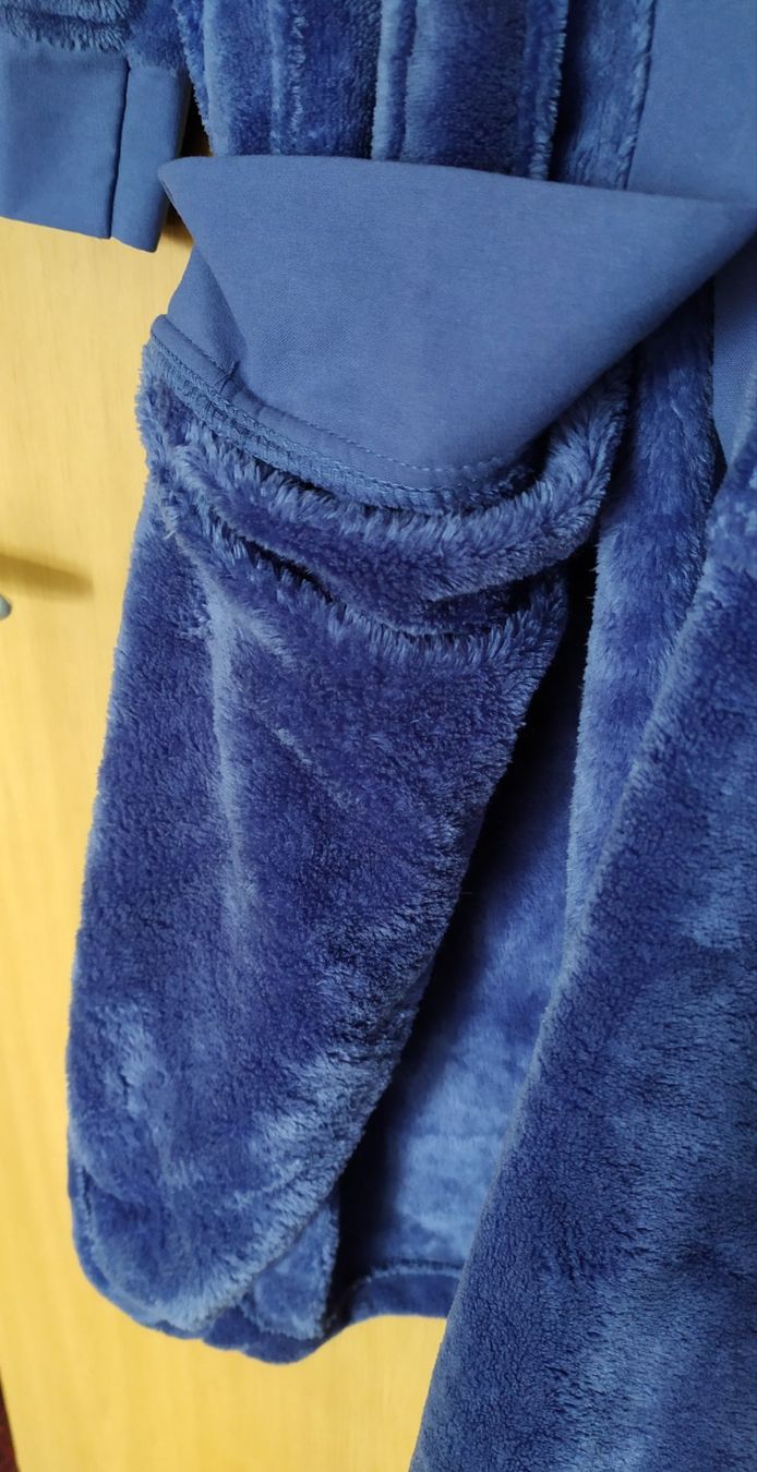 Bademäntel: Peignoir taille unique, bleu, Polyester – Neu (gemäss Beschreibung) aus Chezard St-Martin von Clocovale 3