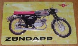 Blechschild - ZÜNDAPP MOTORRAD
