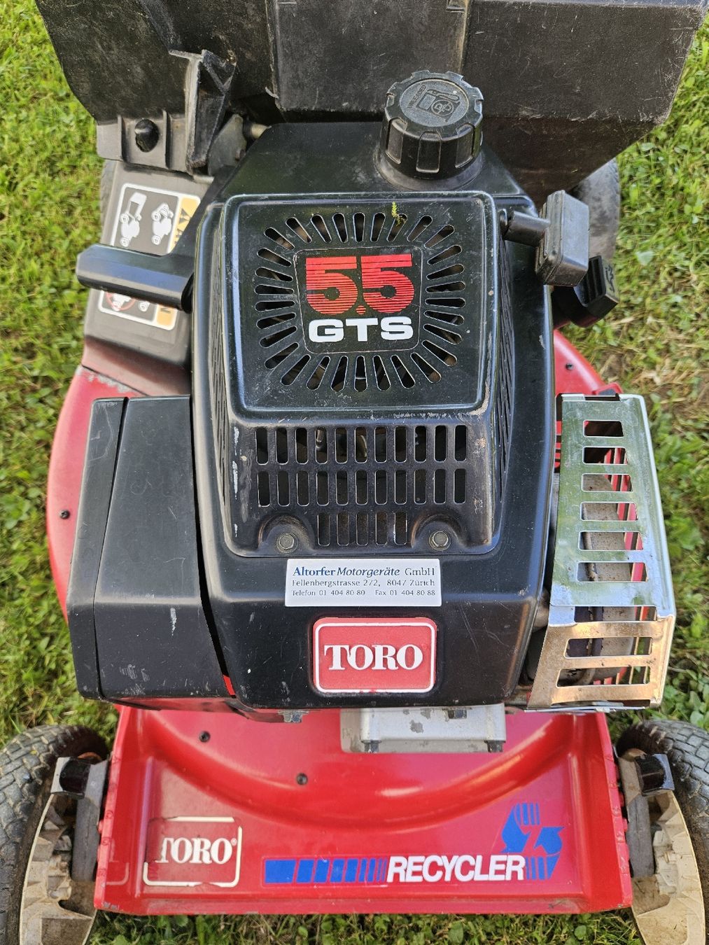 Toro Tagliaerba: Toro Recycler Rasenmäher 5.5 GTS mit Korb – Usato da Emmenbrücke venduto da TopGato 2