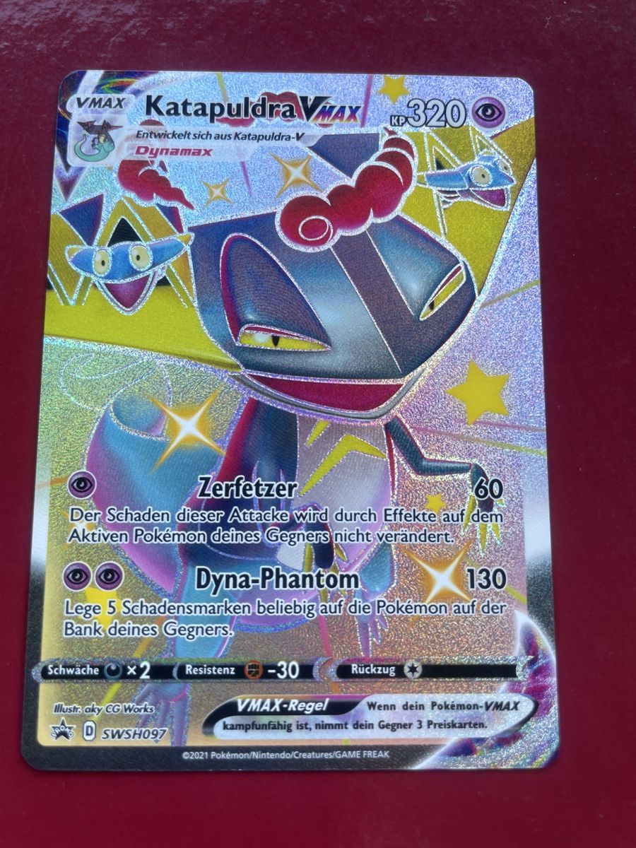 Pokémon Carte collezionabili: Pokemon KatapuldraVMAX Promosard SWSH 097 – Nuovo (secondo la descrizione) da Bellach venduto da Pokemam