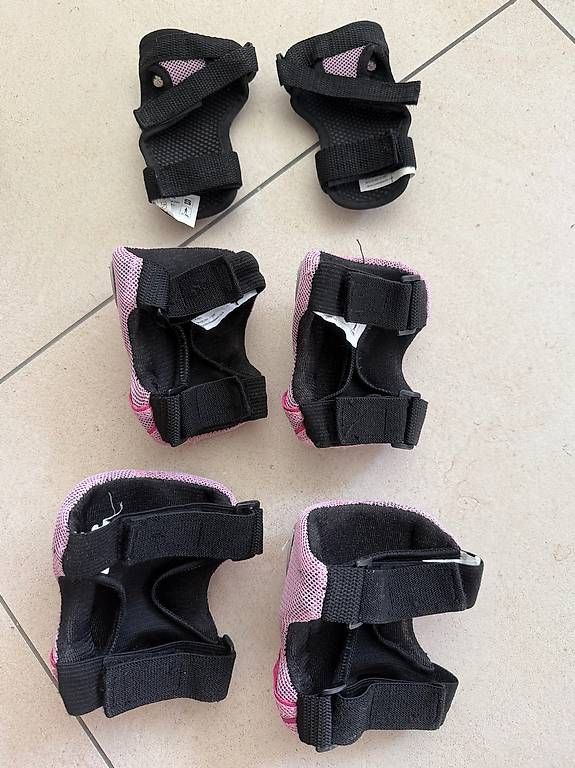 Hudora Protezioni & Imbottiture: HUDORA Protektoren Set Pink Grösse S – Usato da Pfaffnau venduto da Liz6264 1