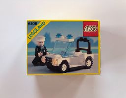 1989 LEGO 6506 Police Car Precinct Cruiser Legoland MISB!