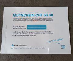 HAIX Schuhgutschein