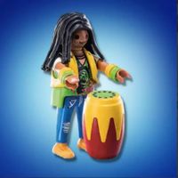 PLAYMOBIL FI?URES 70939 SERIE 24 boys RASTA SINGER WITH BONG