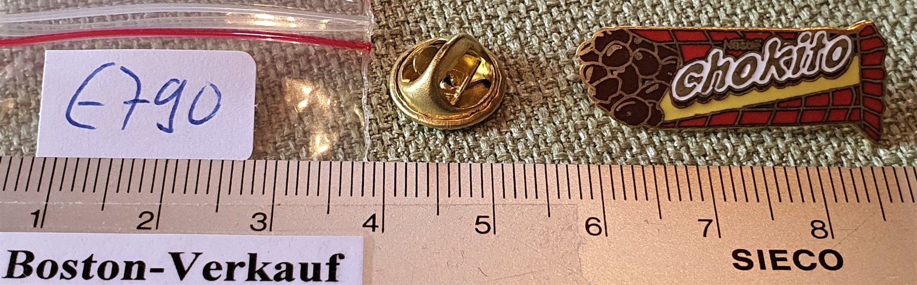 Broschen & Nadeln: E790 - Pin Mondo - Nestle Chokito – Gebraucht aus Reinach BL von Boston-Verkauf 2