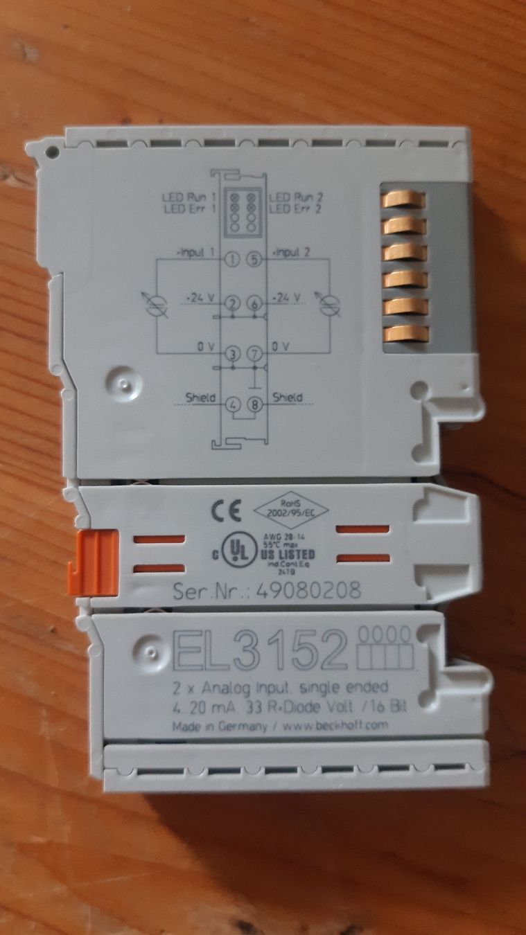 Beckhoff Elektronikbauteile: Beckhoff EL3152 2x Analog Input single ended – Neu (gemäss Beschreibung) aus Oey von Parkplatzbrocki